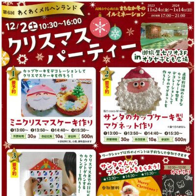 第6回わくわくメルヘンランド クリスマスパーティー